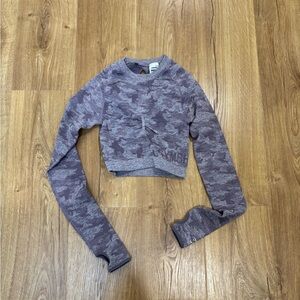 Gymshark Long Sleeve Cropped Seamless Long Sleeve Top